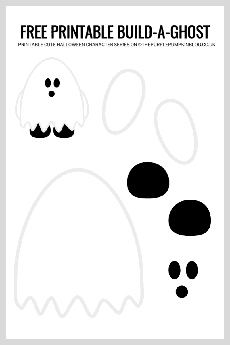 Printable Ghost Templates To Cut Out
