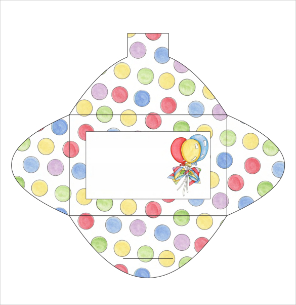 Printable Gift Card Envelope Template Doctemplates Paper Doll 