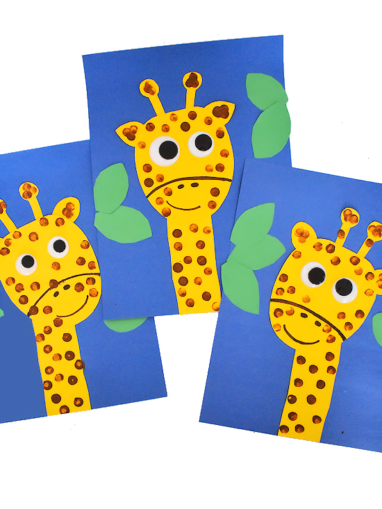 Printable Giraffe Craft Template
