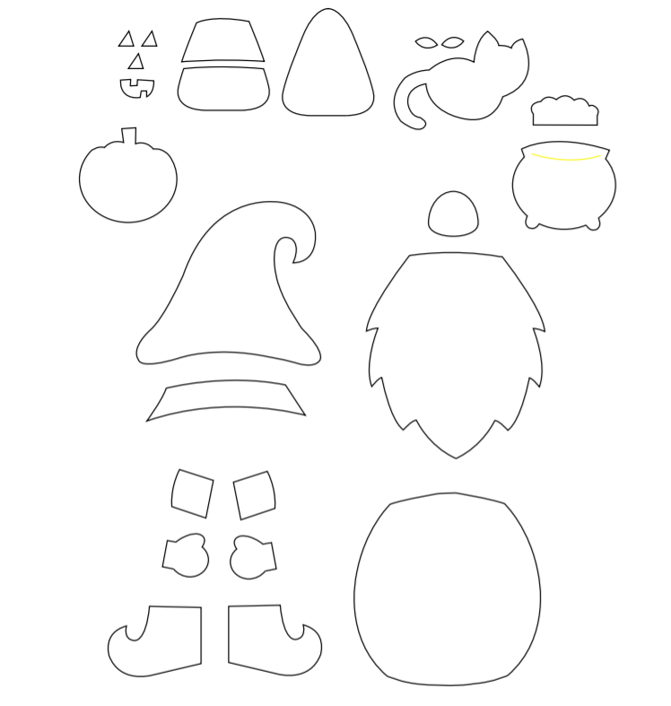 Printable Gnome Craft Template