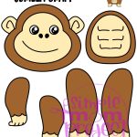 Printable Gorilla Craft Template Simple Mom Project