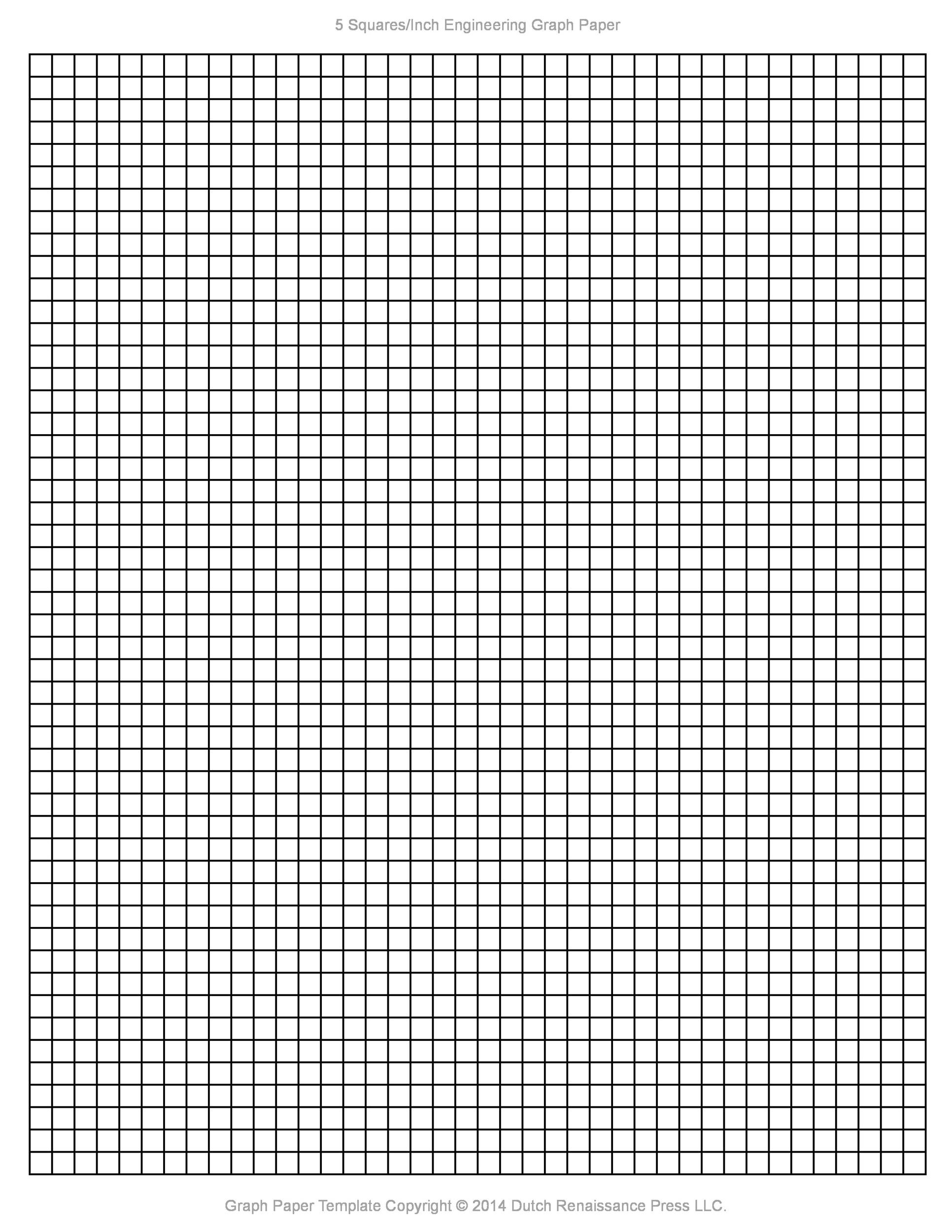 Printable Graph Template