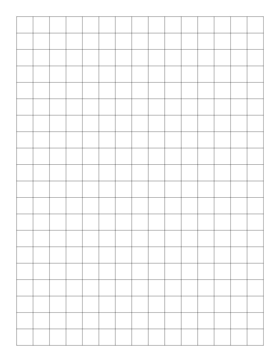 Printable Graph Template