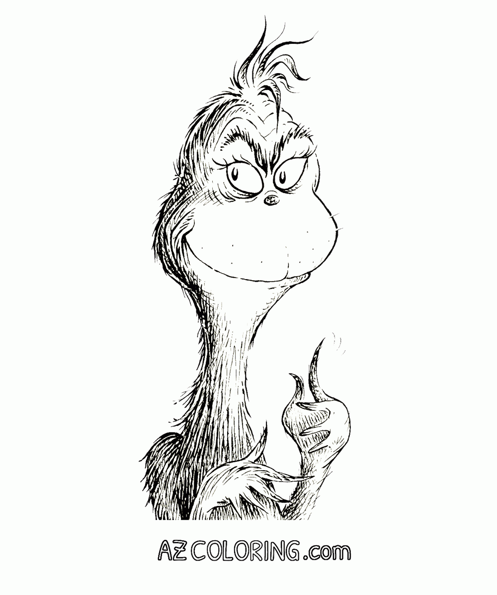 Printable Grinch Coloring Pages Printable Calendar