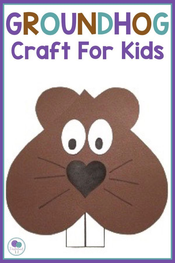 Printable Groundhog Day Crafts