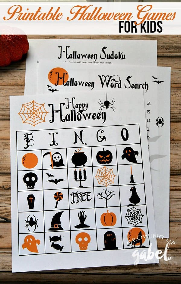 Printable Halloween Activities For Kids