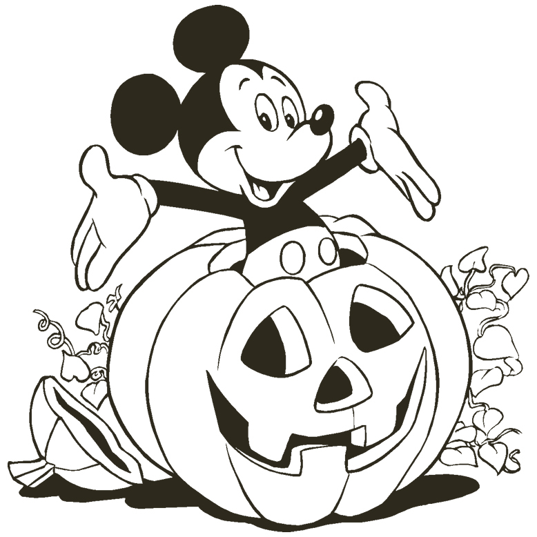 printable coloring halloween decorations