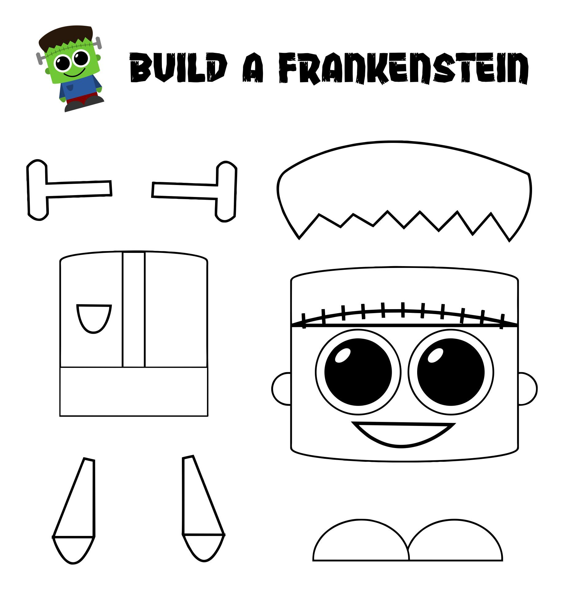halloween crafts for kids free printable