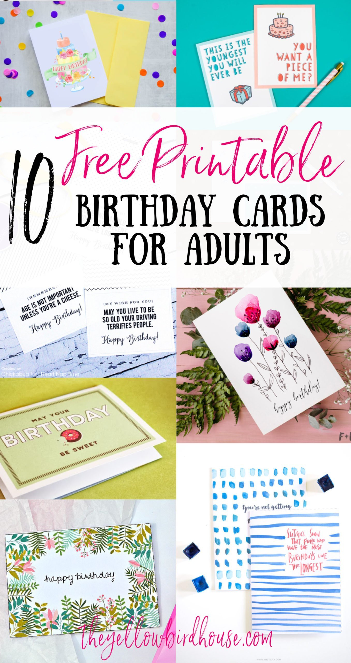 Printable Happy Birthday Cards