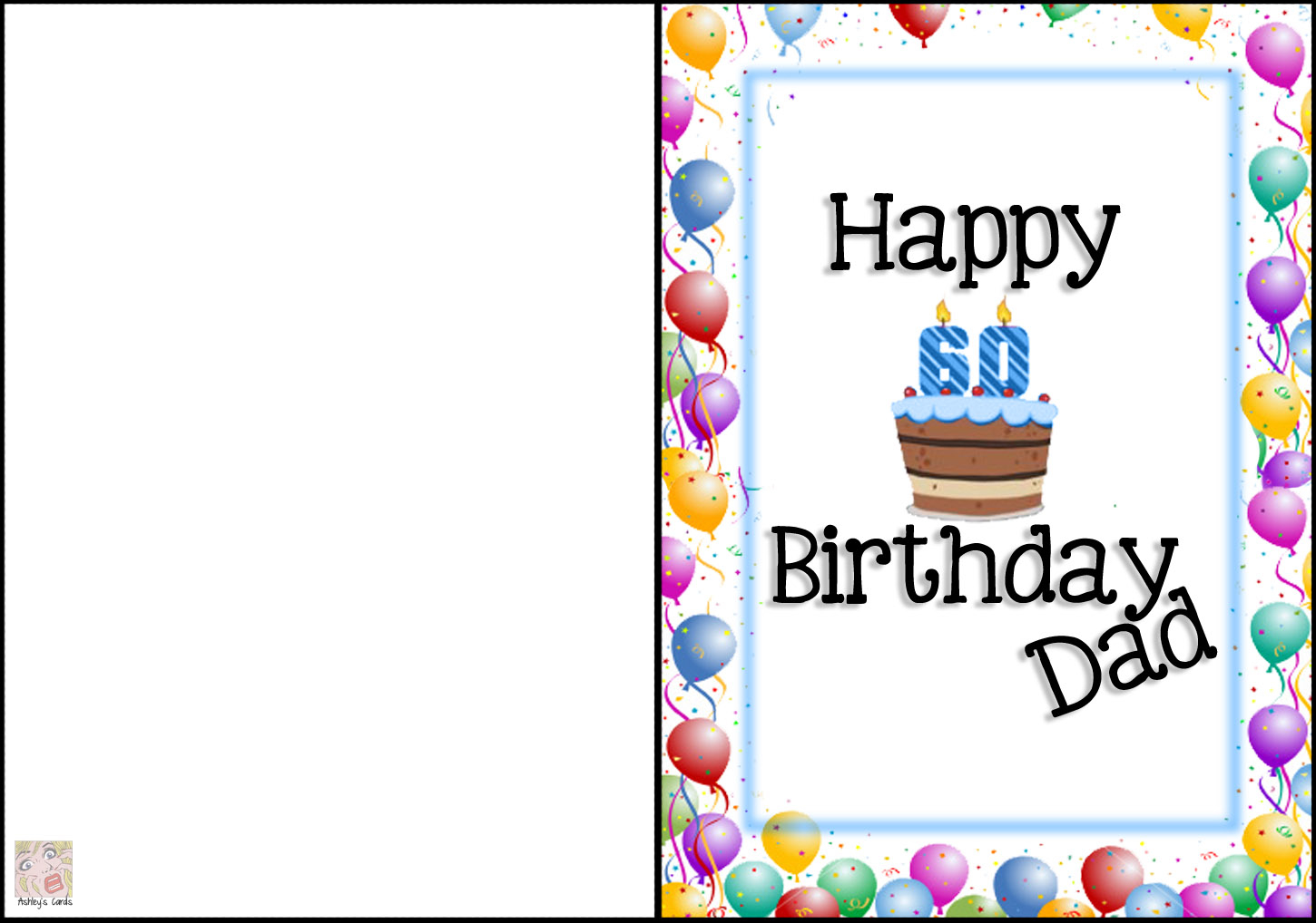 Printable Happy Birthday Dad Cards