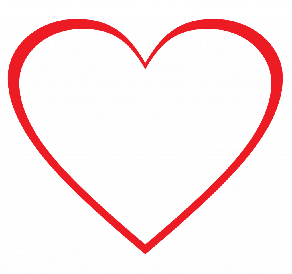 printable picture of a heart