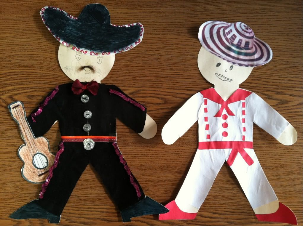 Printable Hispanic Heritage Paper Doll Project