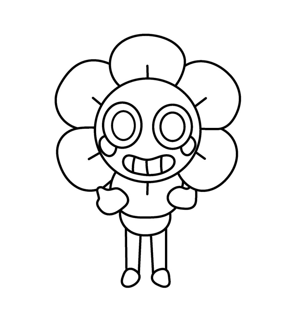 Printable Image Of Astro Dandy s World Coloring Page Free Download