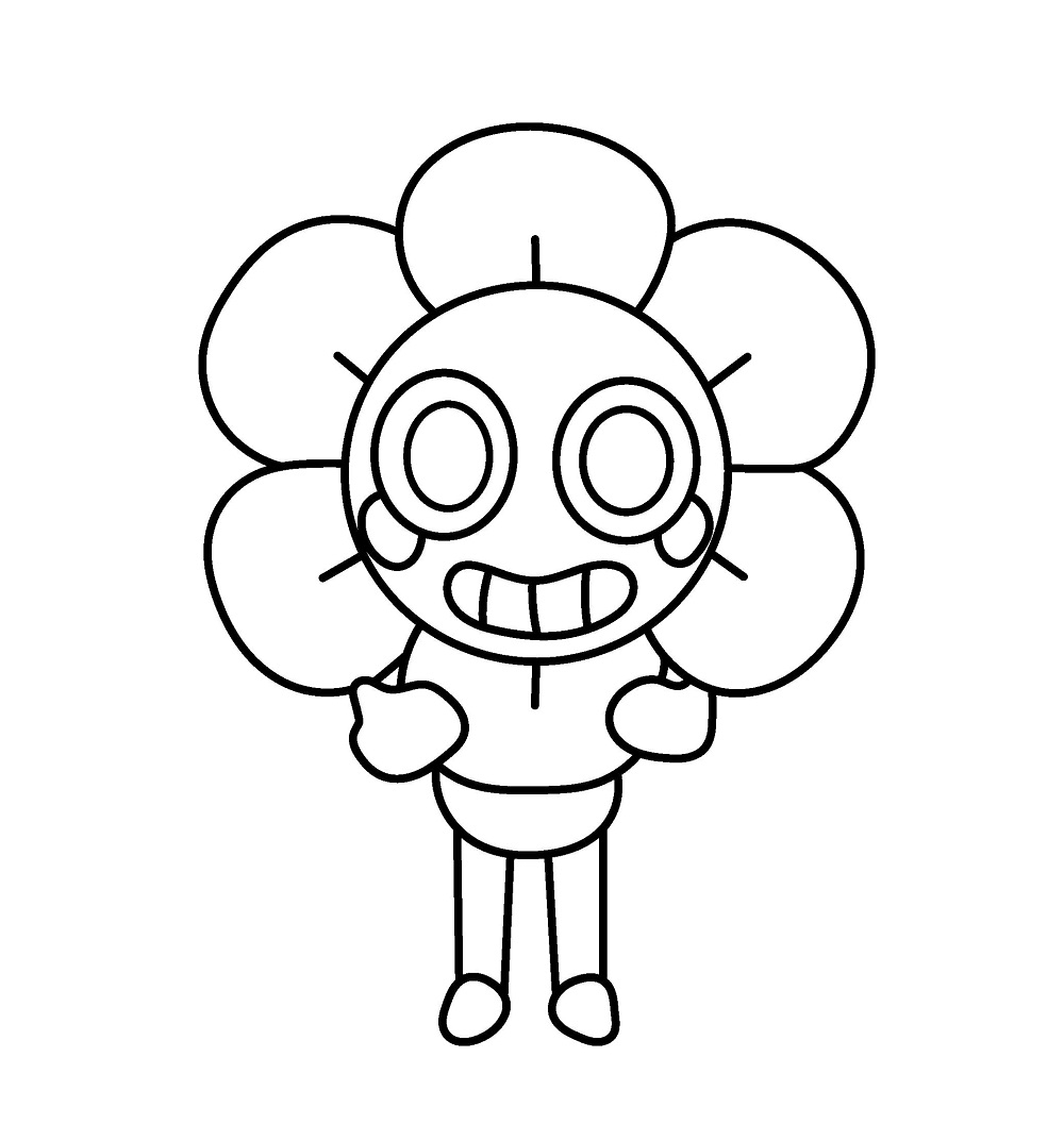 Printable Image Of Astro Dandy s World Coloring Page Free Download 