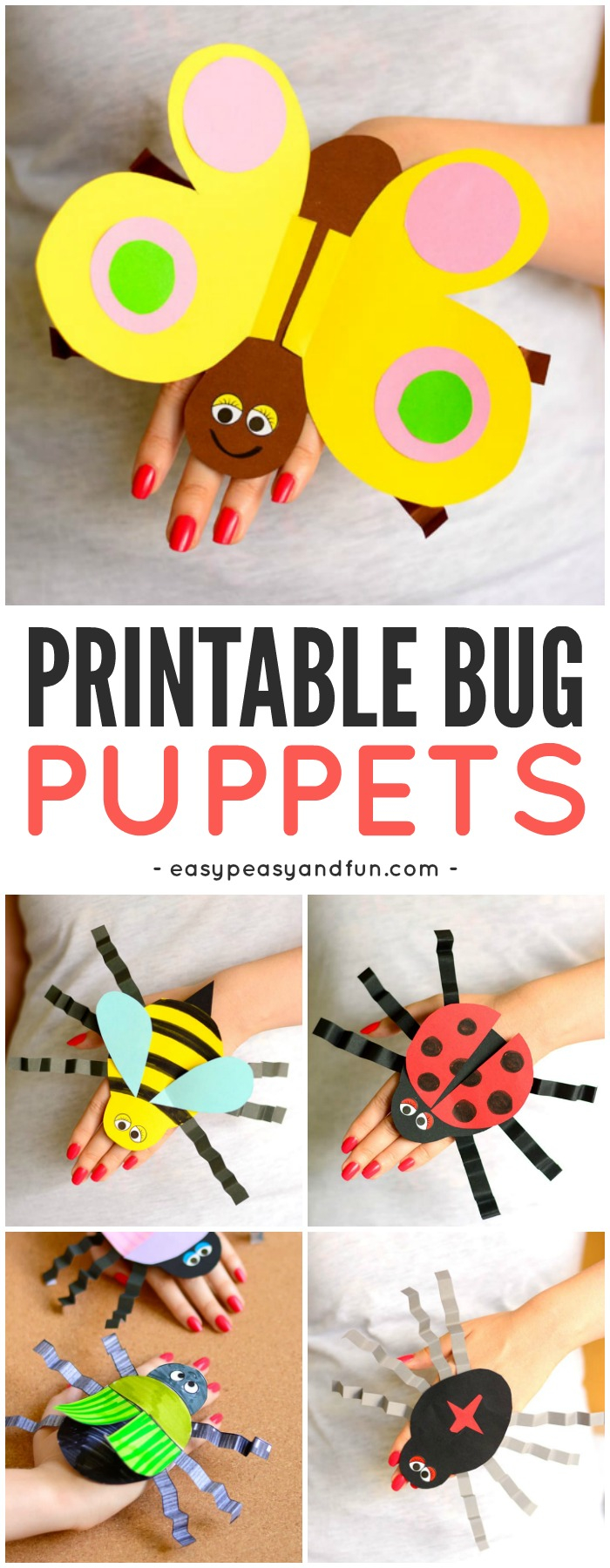 Printable Insect Crafts