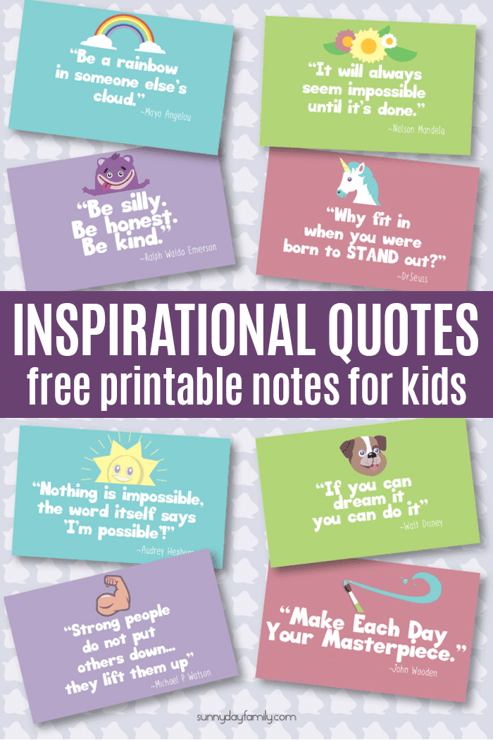 Printable Inspirational Cards