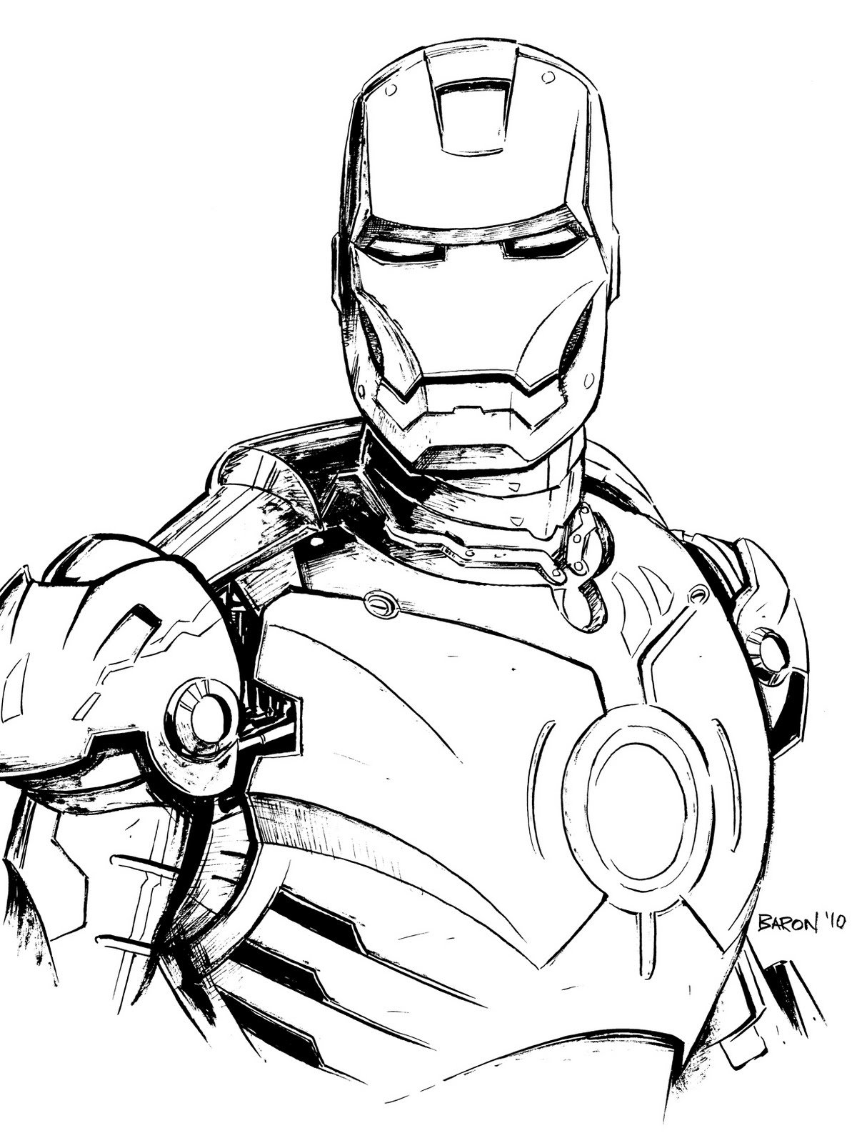 Printable Ironman Coloring Pages Printable Templates