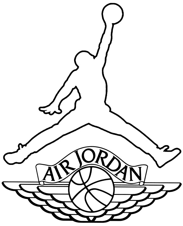 printable jordan coloring pages