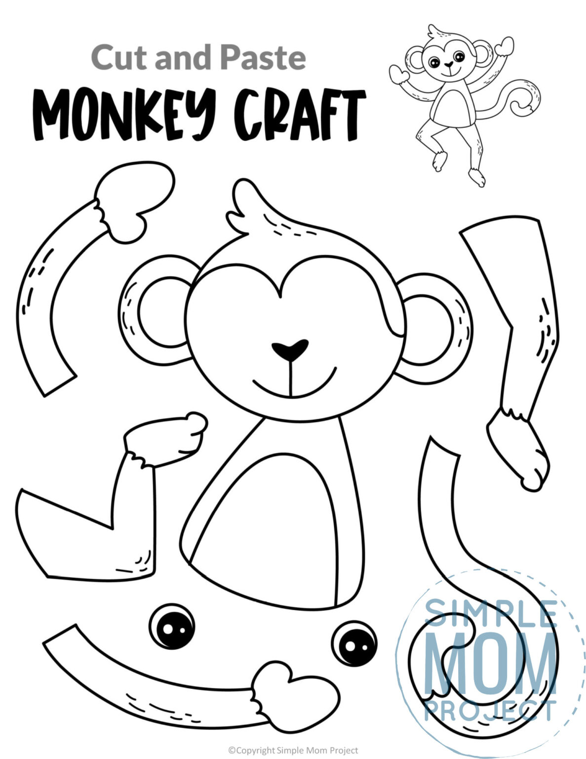 animal craft template