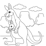Printable Kangaroo Coloring Page Free Printable Coloring Pages