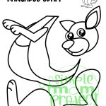 Printable Kangaroo Craft Template Simple Mom Project