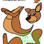 Printable Kangaroo Craft Template Simple Mom Project