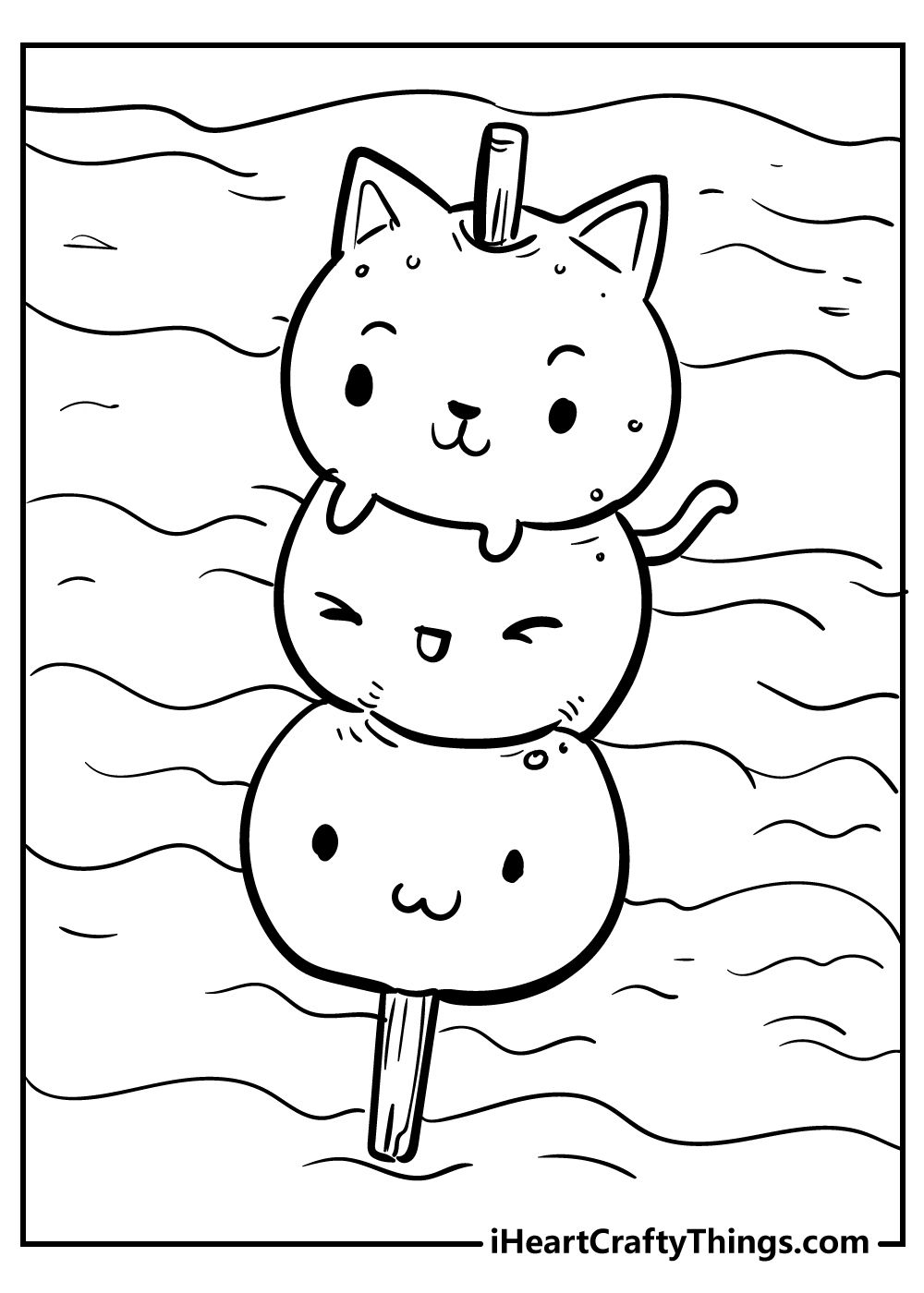 kawaii printable coloring pages for girls