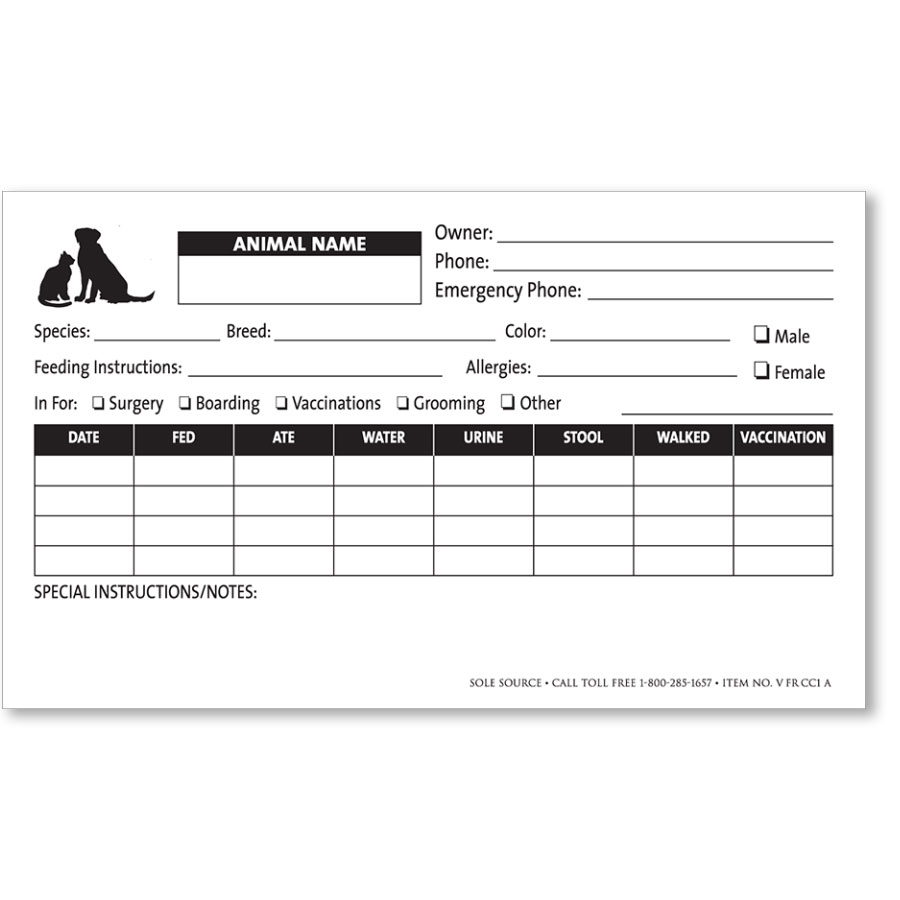 Printable Kennel Cards Printable Cards
