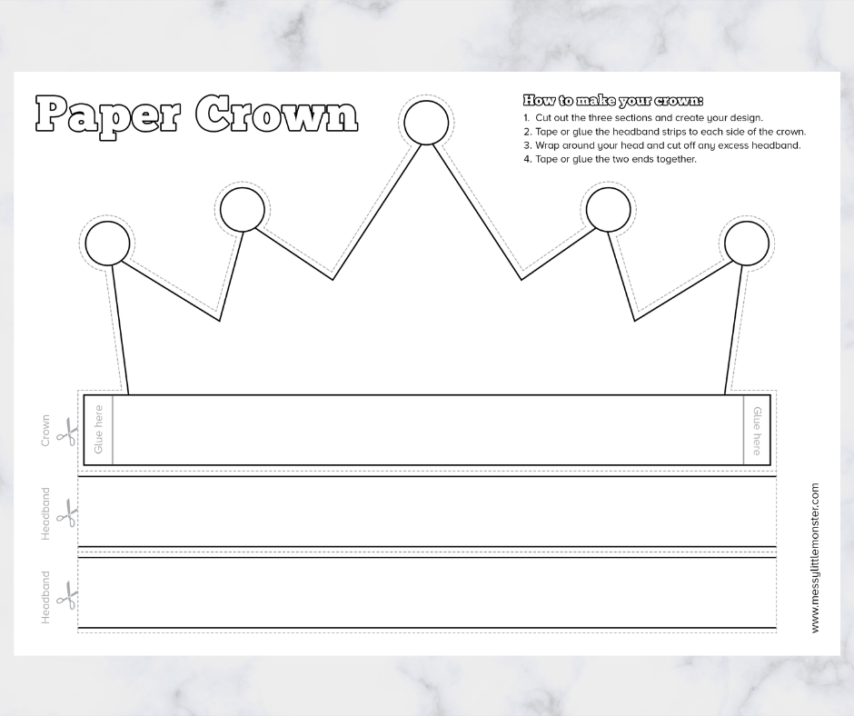 Printable Kings And Queens Crown Free Printable Artofit