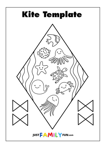 Printable Kite Craft Templates 3 Fun Designs For Kids