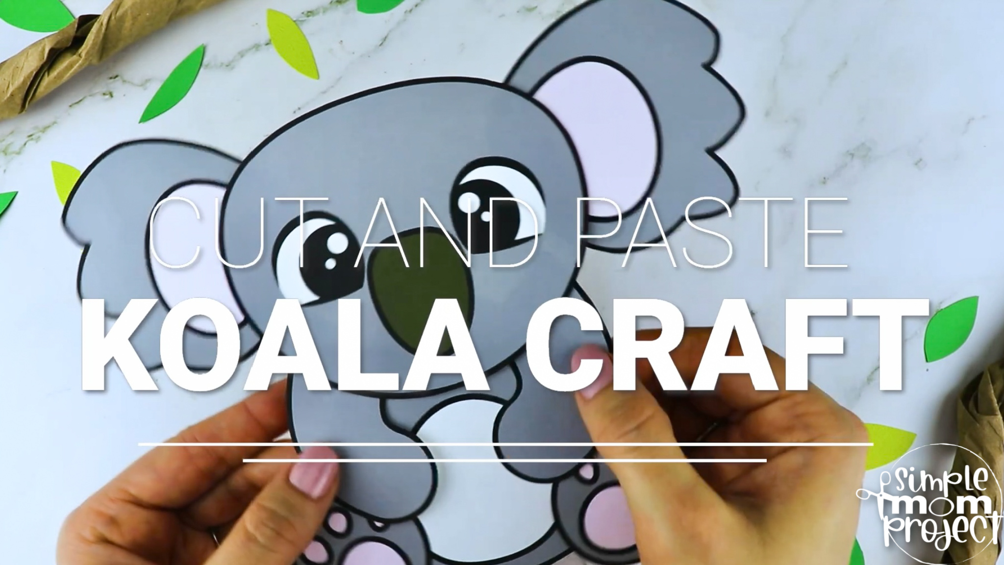 Printable Koala Craft Template Simple Mom Project