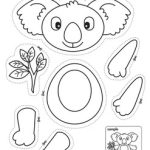 Printable Koala Craft Template Simple Mom Project Atelier yuwa ciao jp