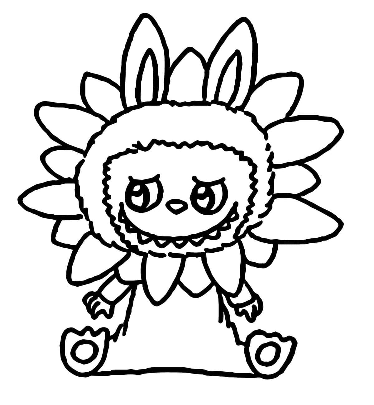 Printable Labubu Coloring Page Free Download And Print For You