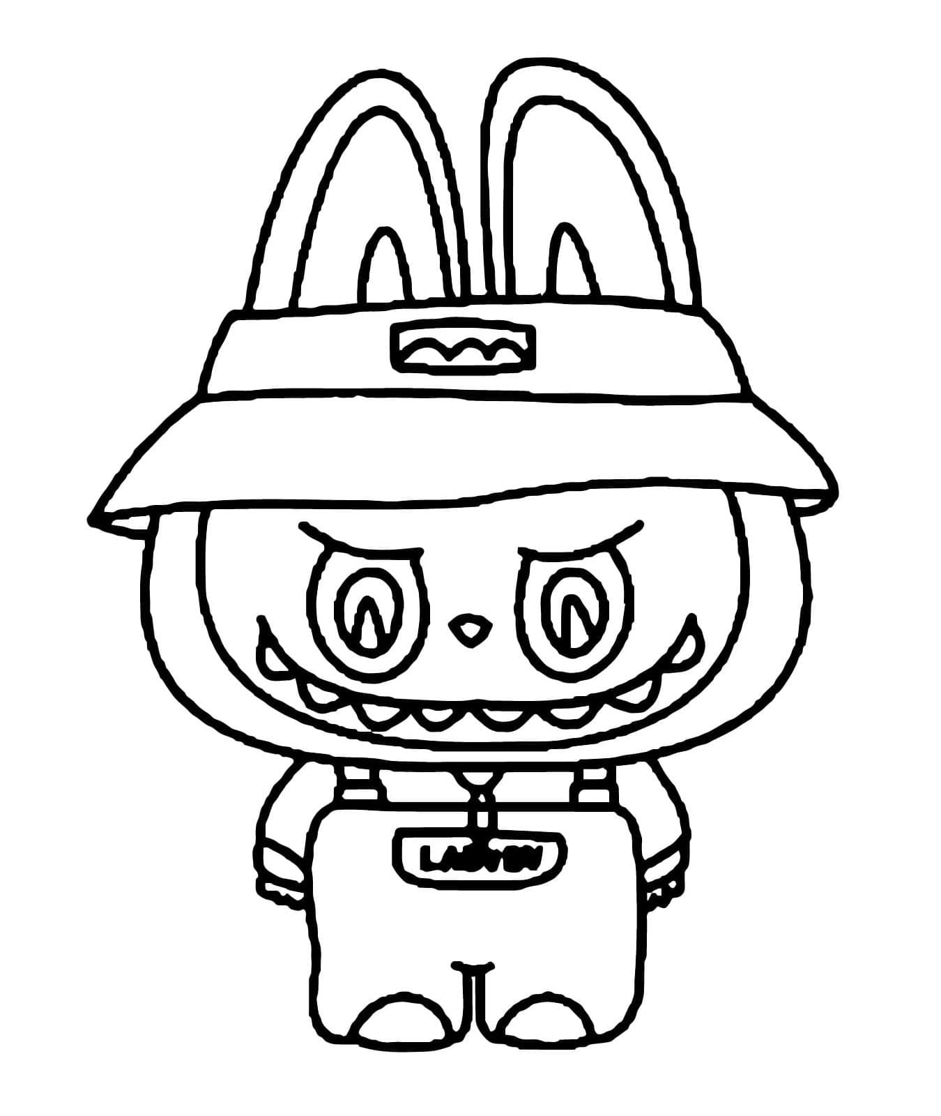 printable coloring labubu coloring pages