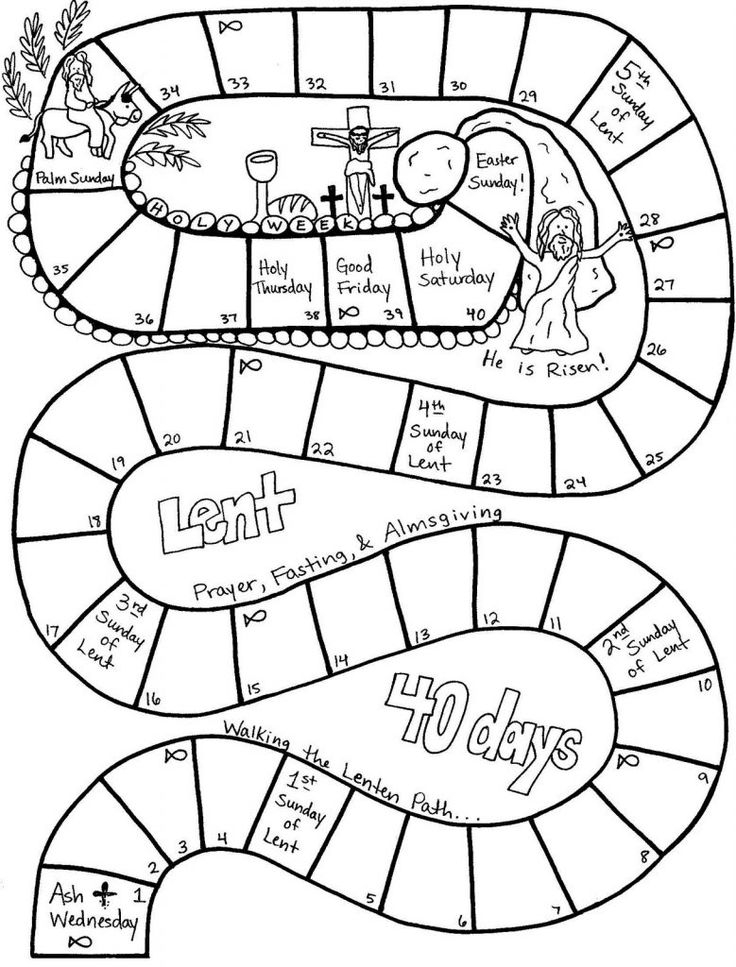 printable lent activities