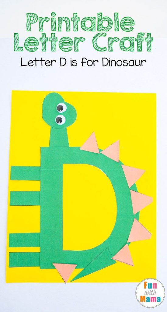 Printable Letter D Crafts D Is For Dinosaur With And Toddler Activities