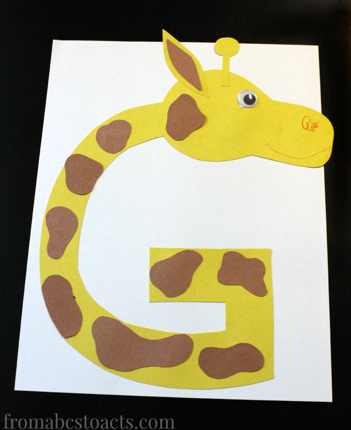 Printable Letter G Crafts