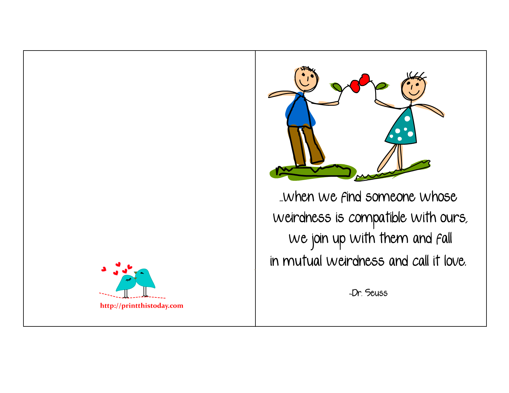 Printable Love Cards With Cute Romantic And Thoughtful Quotes