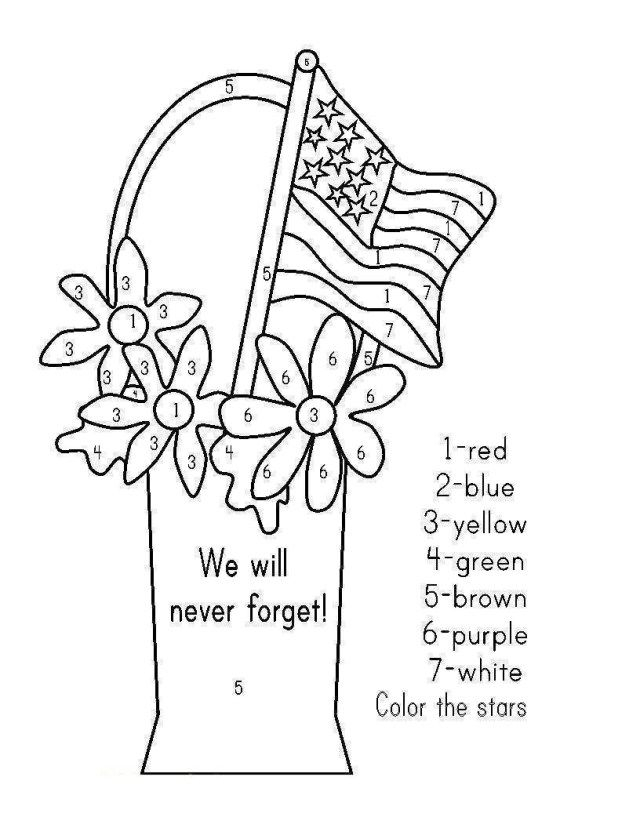 Printable Memorial Day Coloring Pages