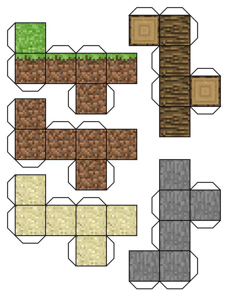 Printable Minecraft Crafts Minecraft Printables