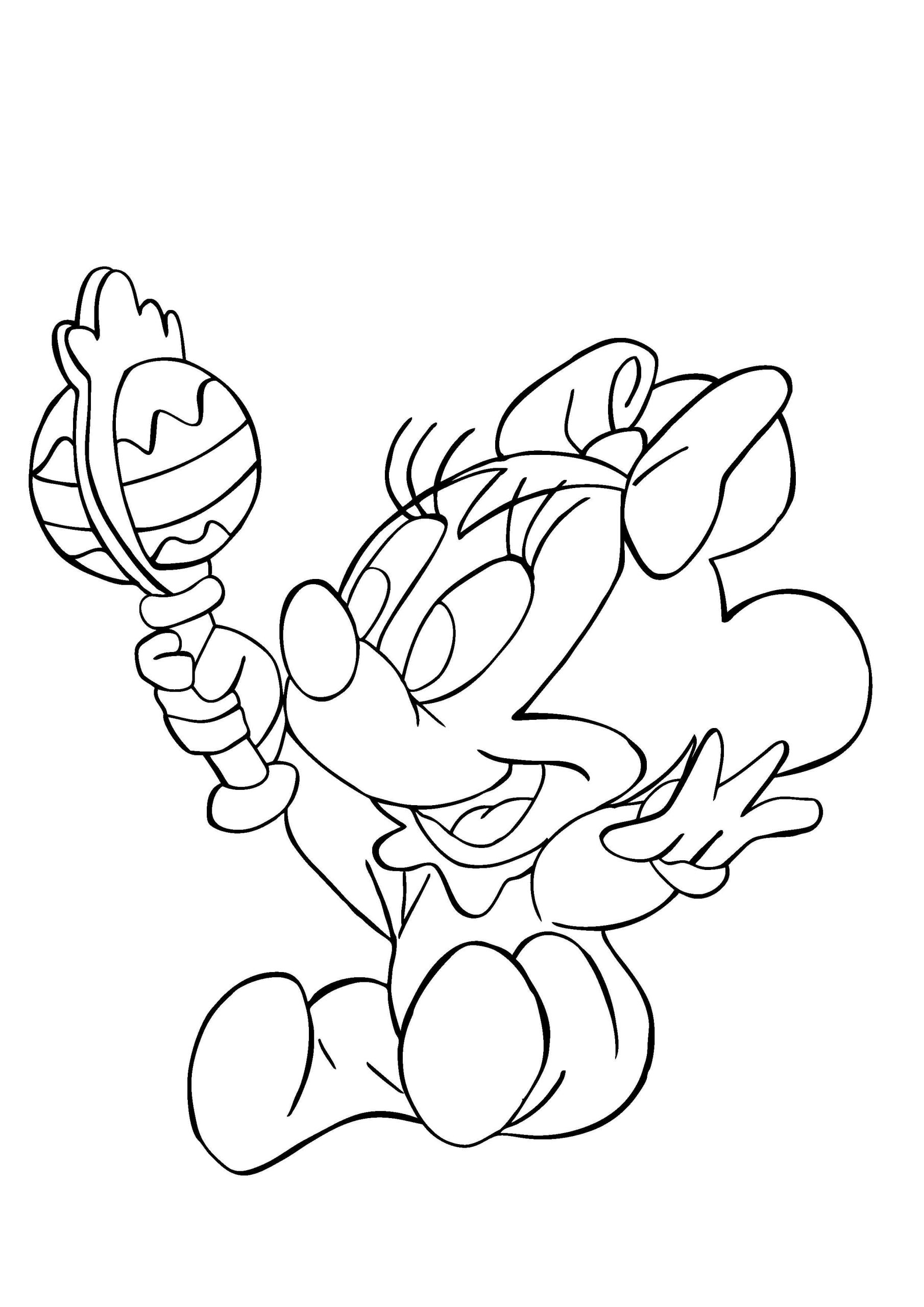 Printable Minnie Mouse Coloring Pages