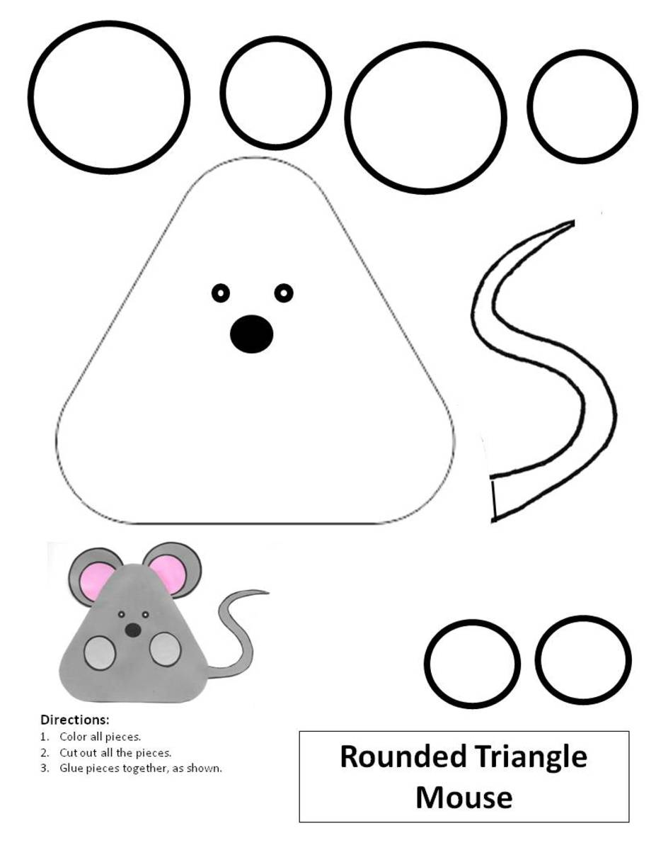 Printable Mouse Patterns With Simple Shapes For Kids 39 Crafts HubPages
