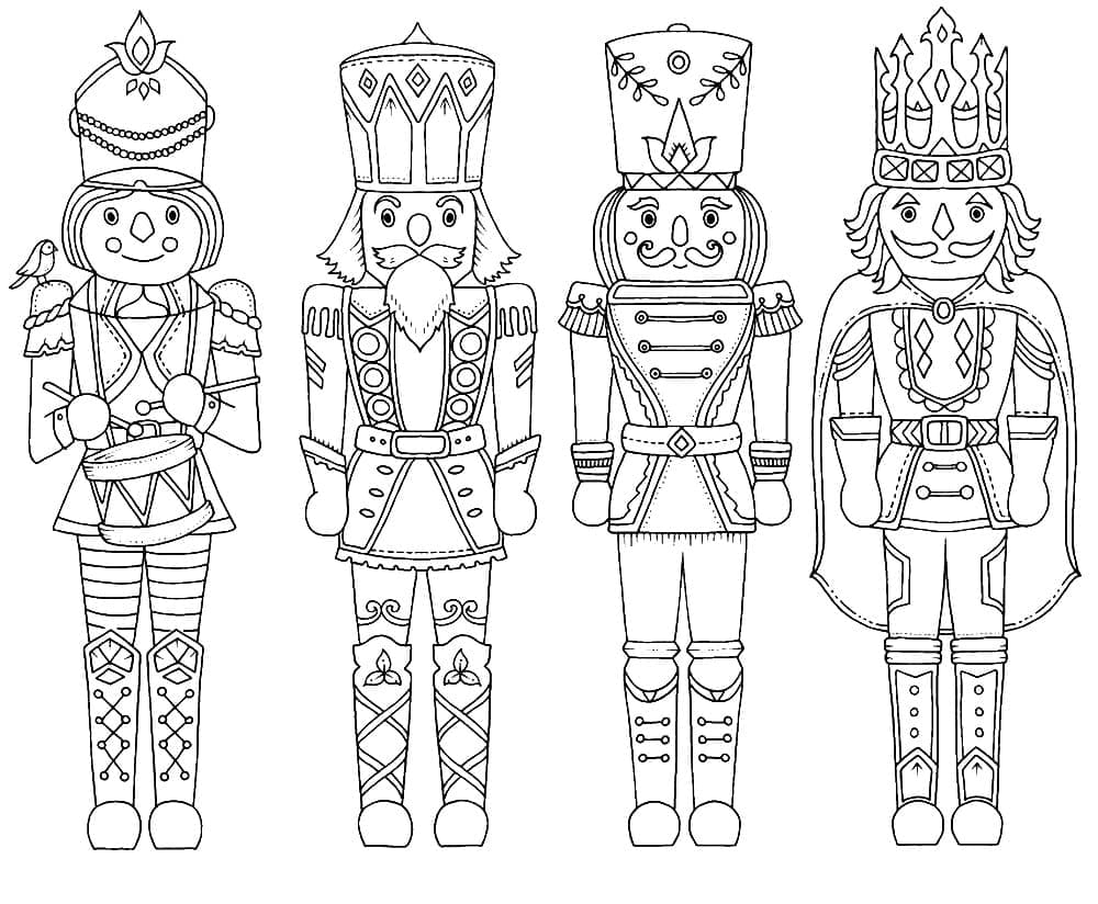 printable nutcracker coloring pages
