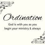Printable Ordination Card Etsy