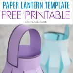 Printable Paper Lantern Template FREE PDF Toyshap