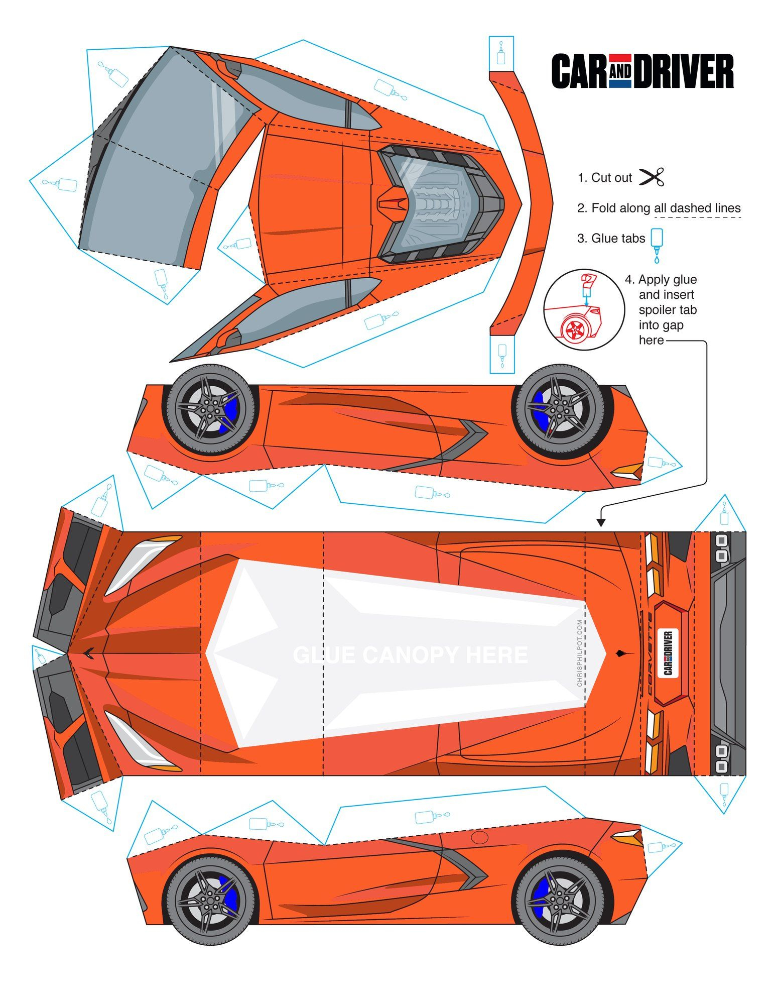 printable craft car printable craft car