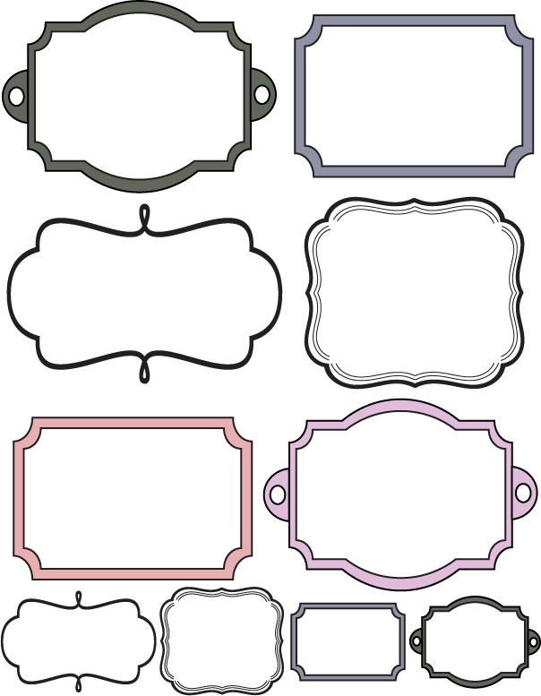 Printable Photo Frames Templates