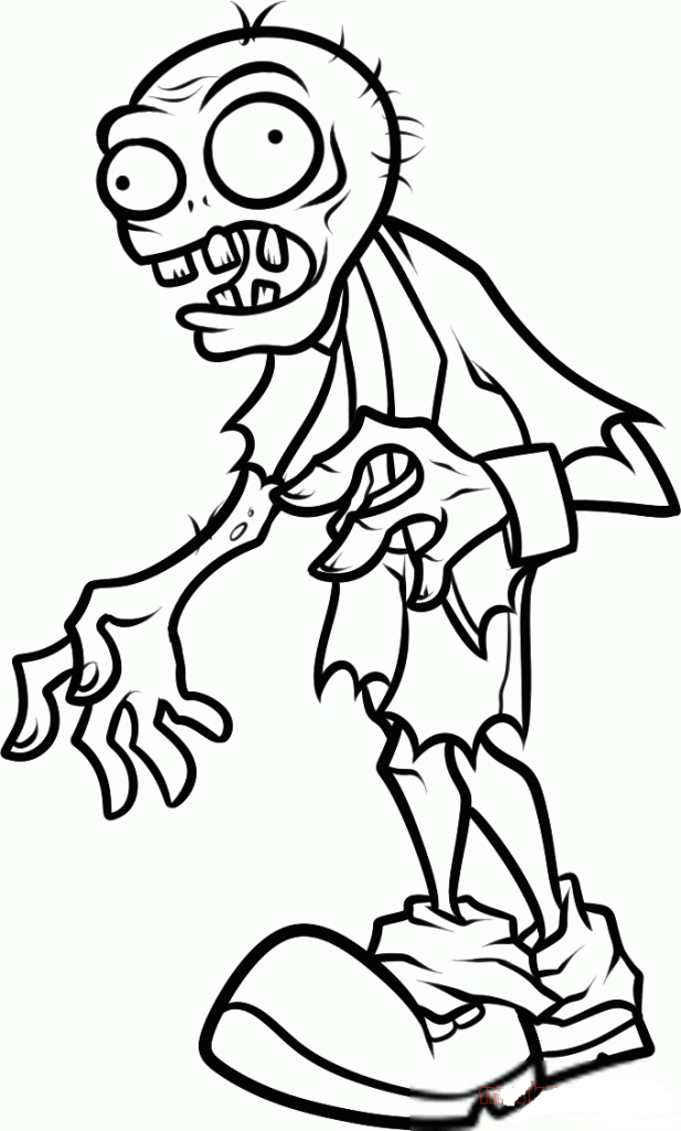 Printable Plants Vs Zombies Coloring Pages Coloring Home