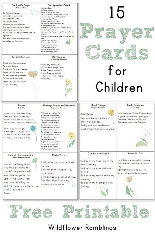 printable prayer cards pdf