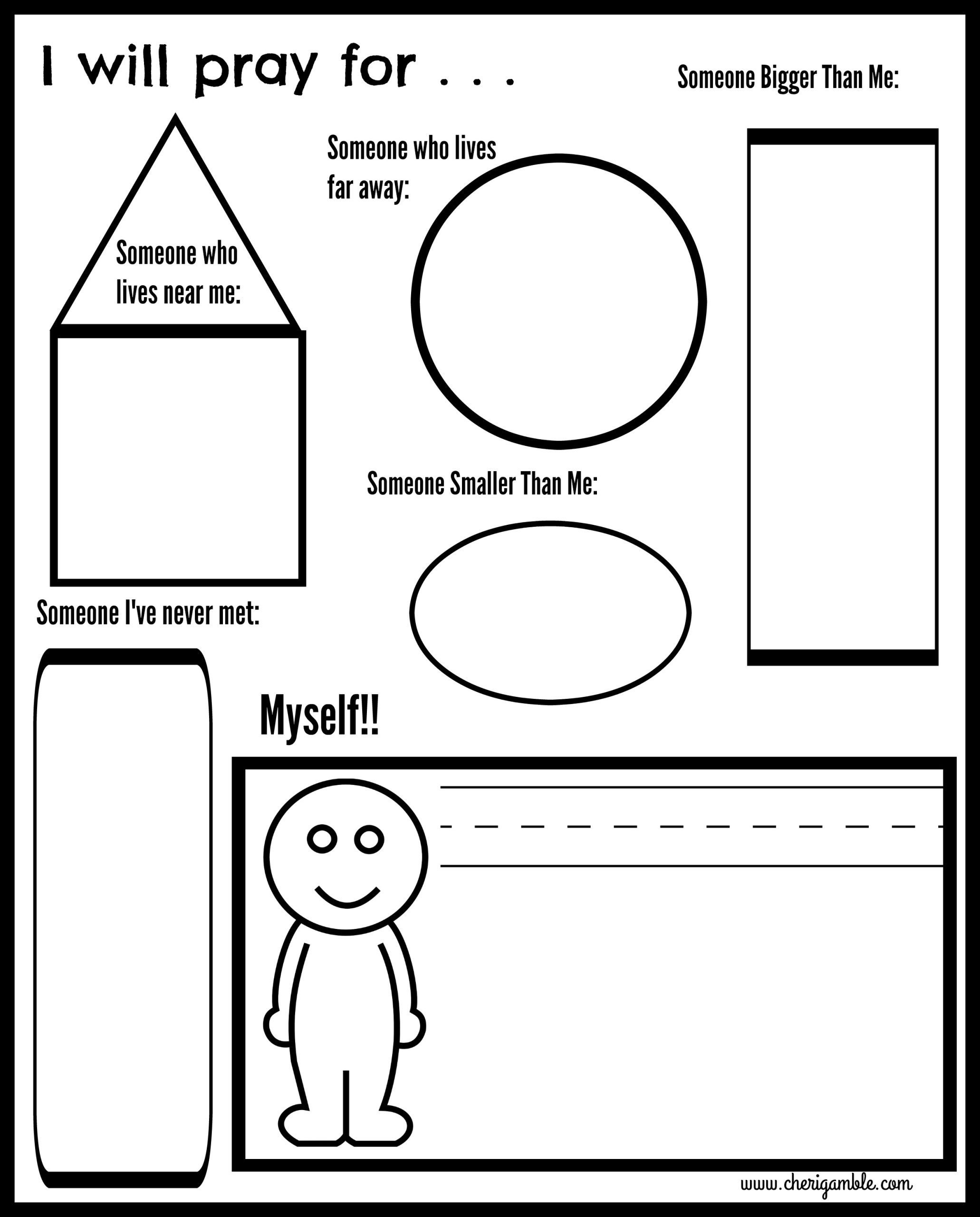 printable prayer activities for kids